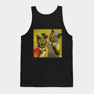 Luchadores Siamese Tank Top